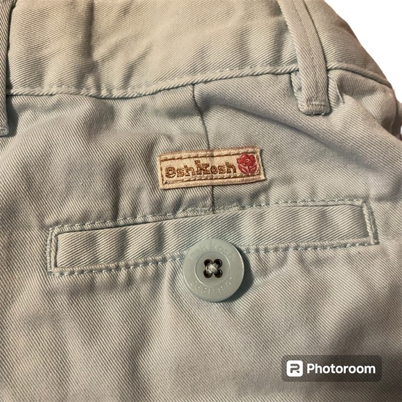 Oshkosh B’gosh Kids Girls Light Blue Pastel Pants Jeans Size 6X Vintage Pink Tag - Picture 3 of 3